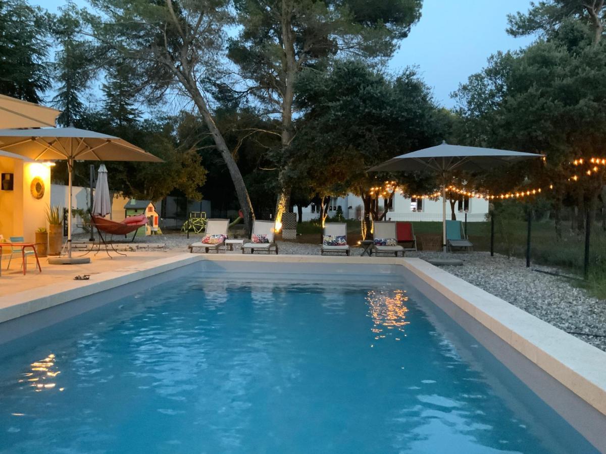 Gite Dans Les Pins Avec Piscine Villa Mazan Buitenkant foto