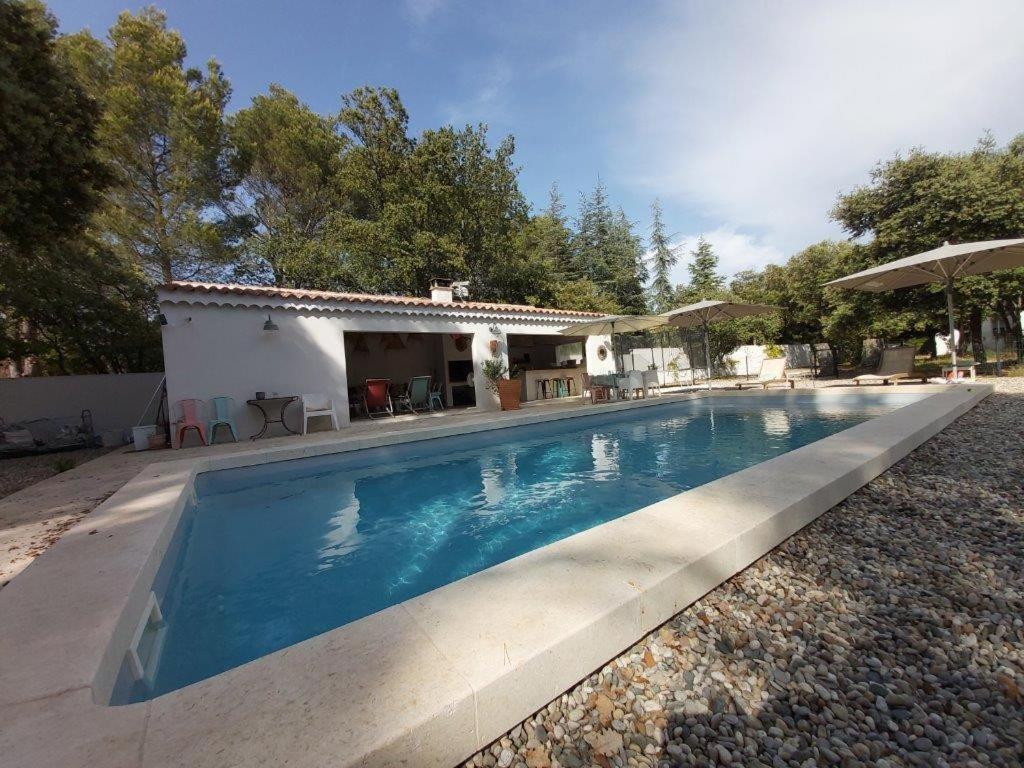 Gite Dans Les Pins Avec Piscine Villa Mazan Buitenkant foto