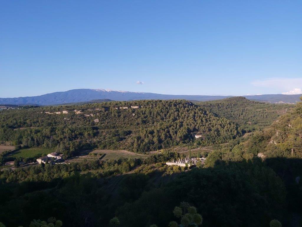 Gite Dans Les Pins Avec Piscine Villa Mazan Buitenkant foto